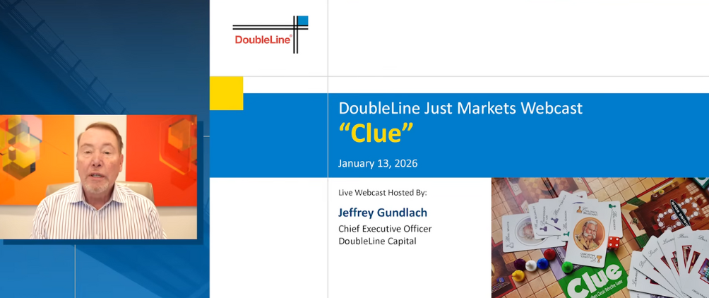 Jeffrey Gundlach: "Just Markets" Webcast