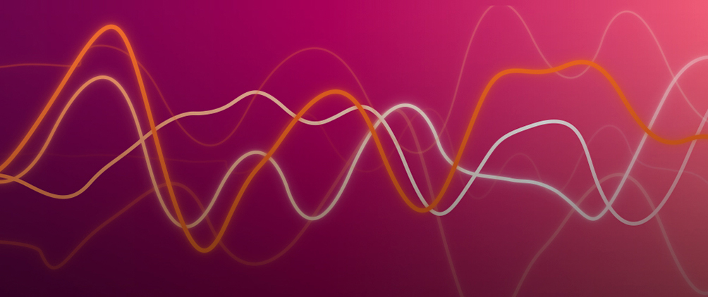 Abstract pink and orange wave lines representing Morgan Stanley Investment Management’s Q1 2026 high yield market monitor.